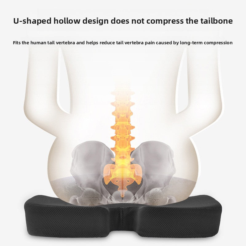 Memory foam seat cushion