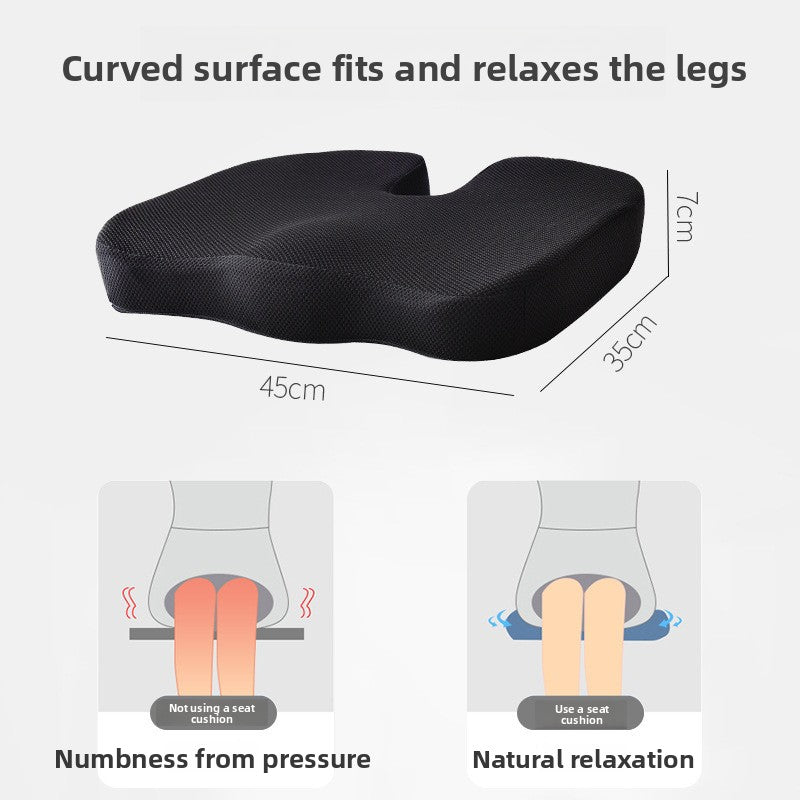Memory foam seat cushion